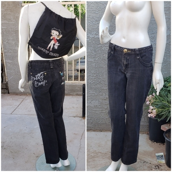 CUTE BETTY BOOP JEANS - Picture 1 of 6